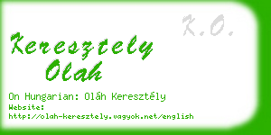 keresztely olah business card